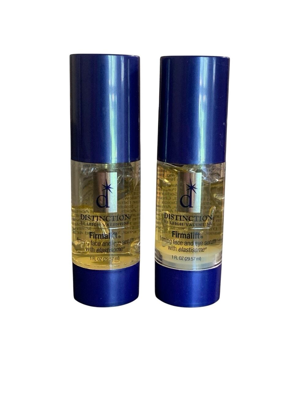 2 Distinction Firmalift Firming Face and Eye Serum 1 fl oz each